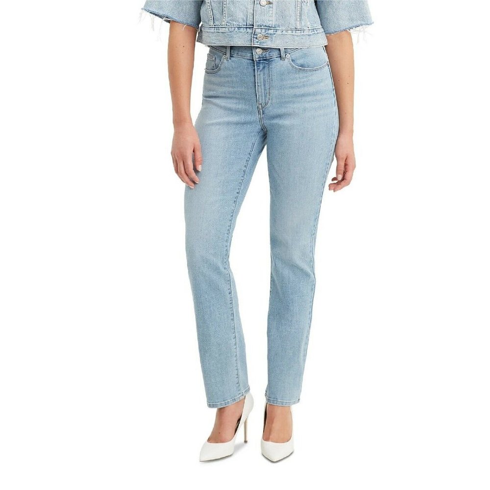 Levi's SLATE OAHU MORNING DEW Mid-Rise Classic Straight Jeans, US 6M W28 L30